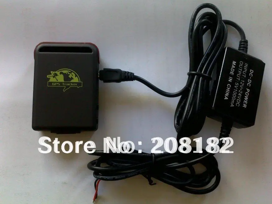 Factory supply! GPS Tracker TK102 with 1 PC Battery + Car Charger, TK102B, simple packing without gift box and wall charger