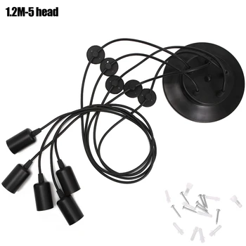 

Vintage Nordic Spider Pendant Lamp Multiple Adjustable Retro Pendant Lights Loft