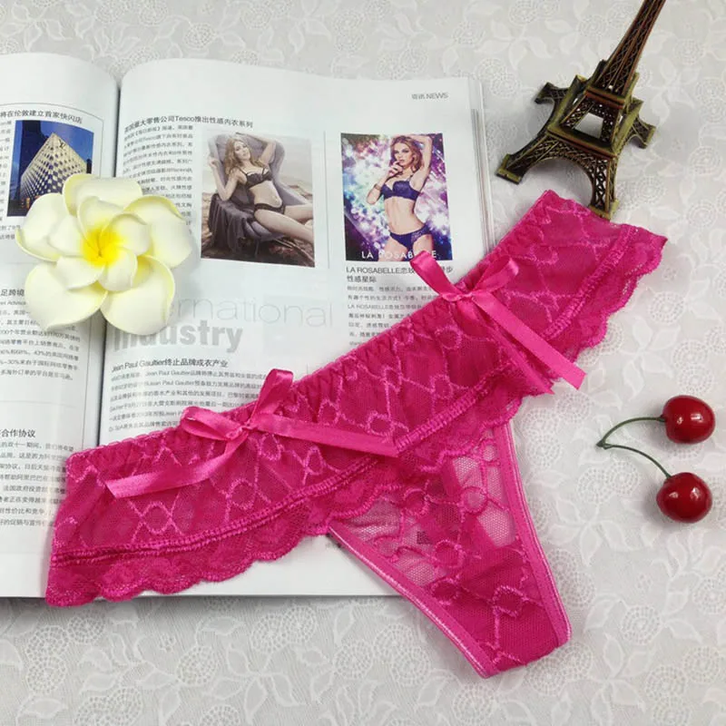 

1pcs Intimates Underwear Women Panties Sexy G String Calcinha Women's Panties Female Underwear Lace Thong Lingerie