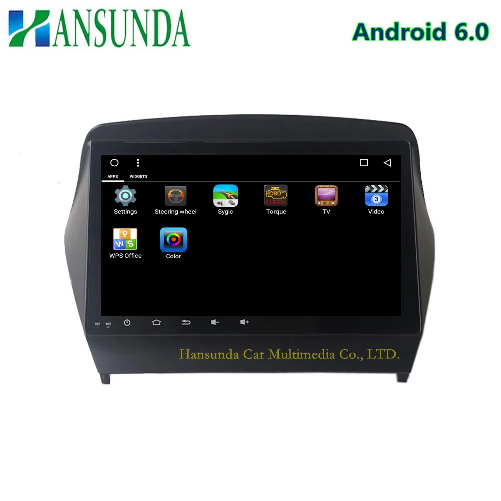 Sale Pure android 6.0 Quad Core Car DVD for Hyundai iX35 Tucson with 3G 4G WIFI radio DAB+ Capacitive screen Stereo NAVI GPS free map 2