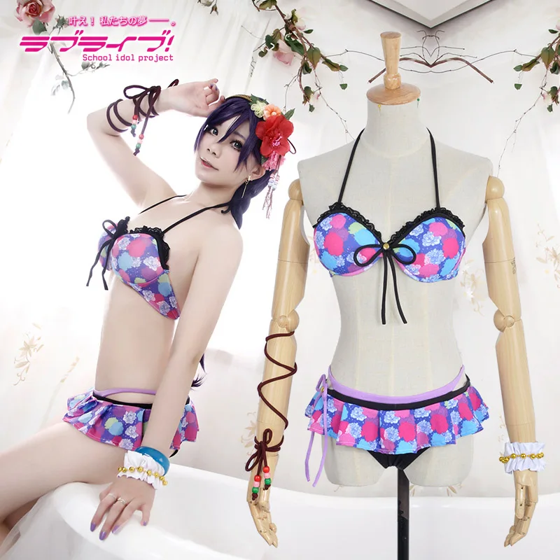 ROLECOS Lovelive костюм для косплея бикини всех персонажей КУСАКА Хонока Нико Рин аясе