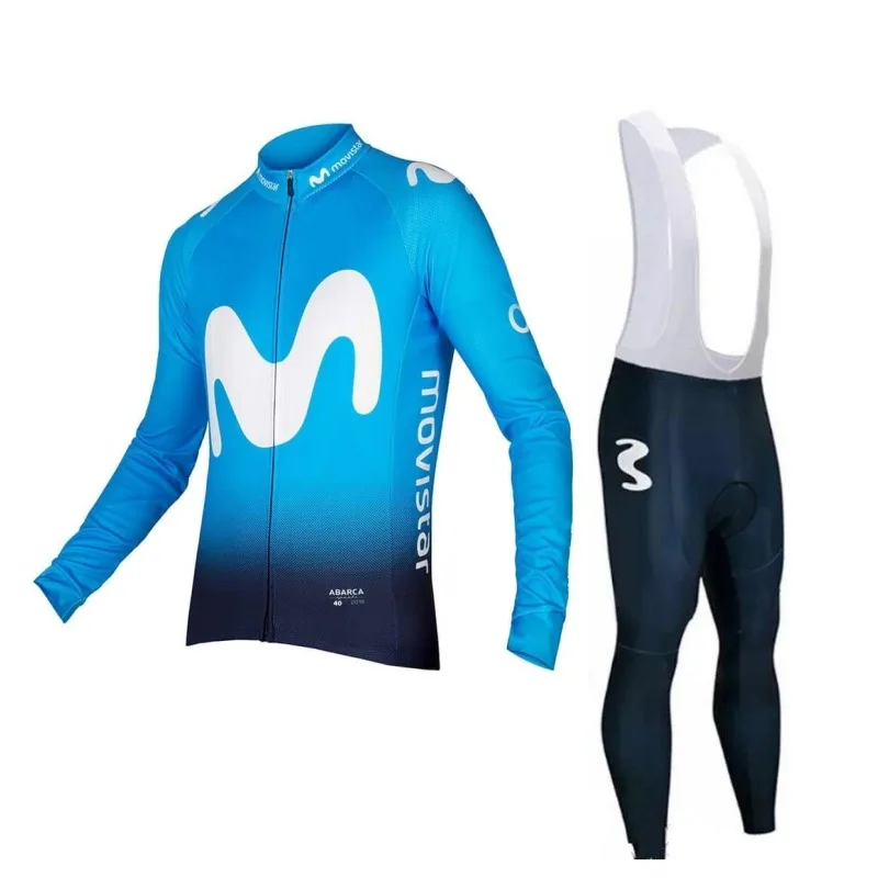 

2019 spring autumn team M thin pro long sleeve cycling jersey kits breathable MTB quick dry cycle cloth Ropa ciclismo gel pad