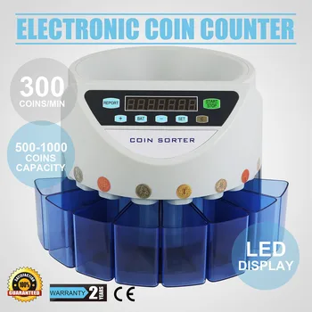 

Coin Counter UK Automatic Electronic Coin Counting Machine 270 coins/min Batch Counting Coin Counter Sorter New Pound