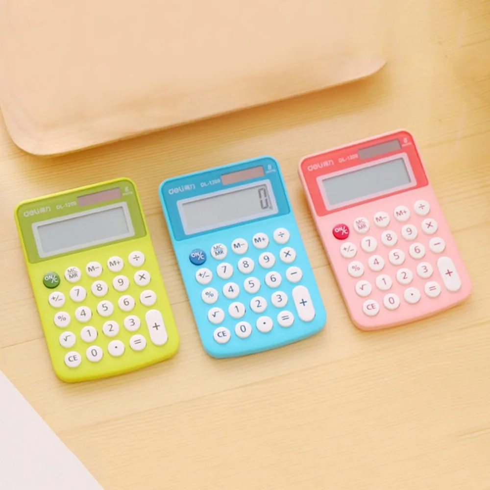 

Calculator Scientific Compact Candy Color Office Student Mini Calculator Multifunctional Plastic Calculating School Supplies