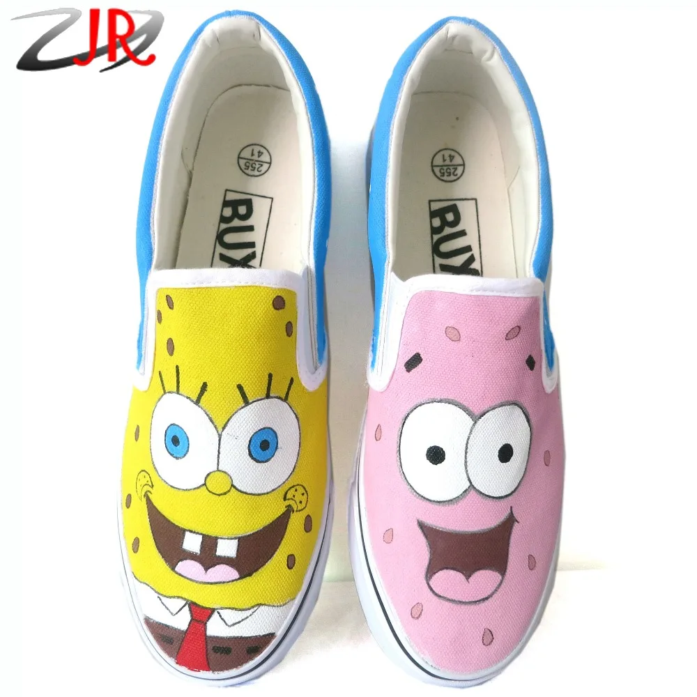 spongebob canvas shoes