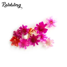 Наклейки для маникюра в виде маленьких цветов Rolabling, украшения для дизайна ногтей, аксессуары для маникюра, сушеные цветы