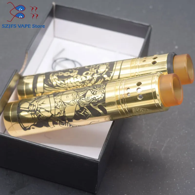 

e-cigarette Tower Mod Kit Desolator Z Hybrid Mechanical Mod 510 thread 18650 battery With 24mm diameter Axis RDA Adjustable vape