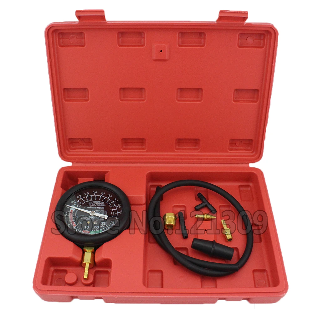Fuel Pump & Vacuum Tester Gauge Leak Carburetor Pressure Diagnostic