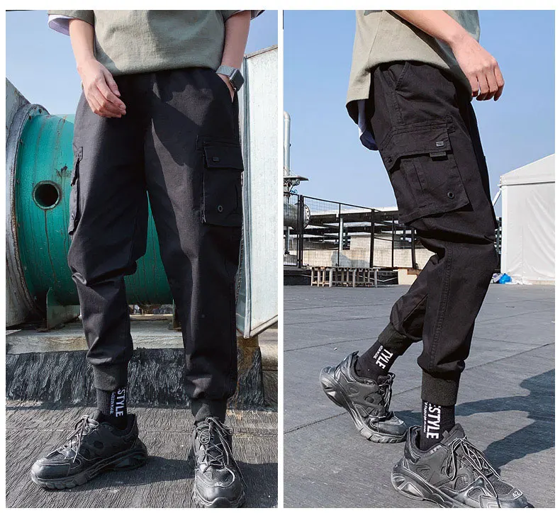 LAPPSTER мужские черные японские уличные брюки карго мужские повседневные спортивные штаны в стиле хип-хоп мужские комбинезоны модные брюки спортивные штаны