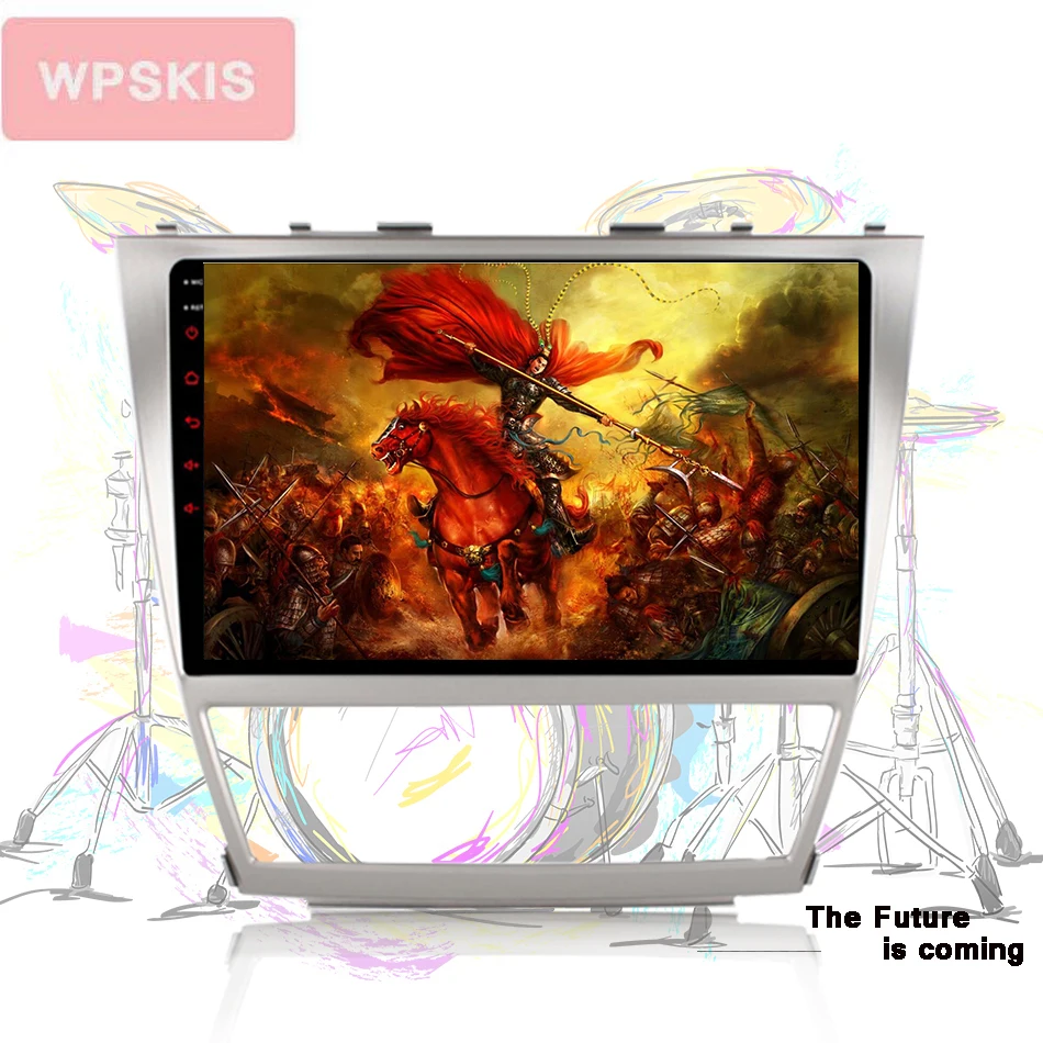 Perfect 1024*600 2 Din Octa Core 10.1" Android 9.0 Car DVD GPS Navigation For Toyota Camry 2007 2008 2009 2010 Head Unit Stereo radio 5