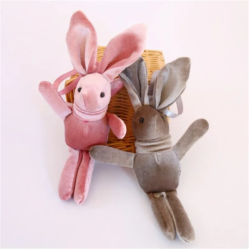 Милый кролик плюшевые Висячие игрушки цветок букет украшения кролик мягкие превалирующие подвески