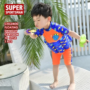 

Children Cartoon Fish Rashguard Swimsuits Kids Girls Surfing Floating Swimwear Baby Boys Swiming Bathing Toddler Swim Surf Suits