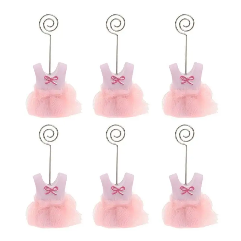6 шт. держатель для карт Baby Shower Детские комплекты с таблицей именем на день