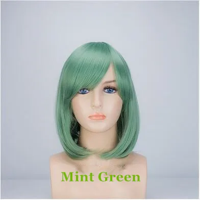 DM-WIG01) платье для милой девочки Смола Японии Аниме Kigurumi Косплэй маска в стиле "Лолита" женскую одежду BJD Masks' парик Тип на выбор - Цвет: mint green