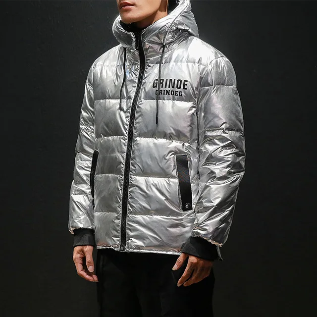 New Top quality 90% Silver glossy Duck Down Jacket Men Coat Thick Snow Parka Hooded Warm Winter Jacket Male Outerwear New Top quality 90% Silver glossy Duck Down Jacket Men Coat Thick Snow Parka Hooded Warm Winter Jacket Male Outerwear