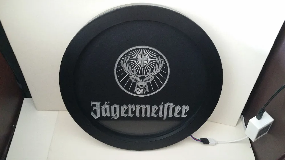 B182 Jagermeister голова оленя RGB светодиодный многоцветный беспроводной контроль пиво