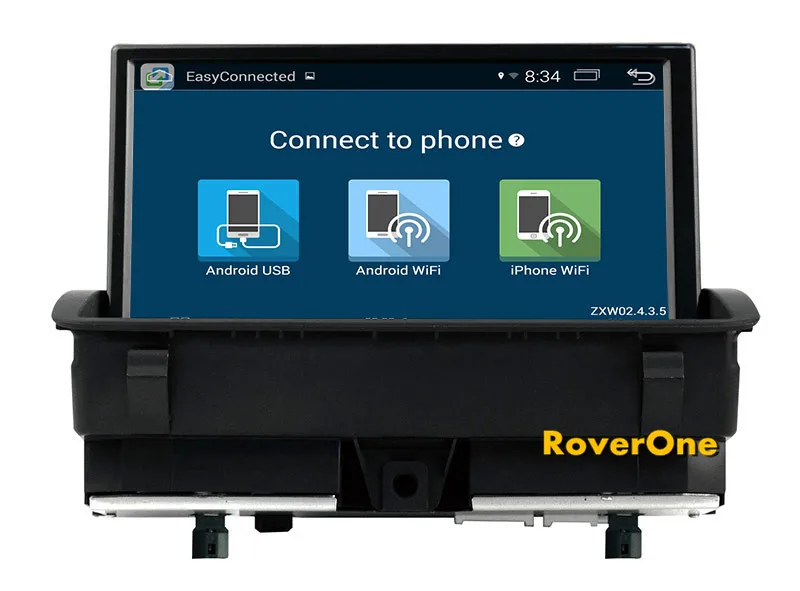 RoverOne Android 4,4 Автомобильная Мультимедийная система для Audi Q3 Авто Радио Стерео DVD gps навигация медиаплеер Bluetooth PhoneLink