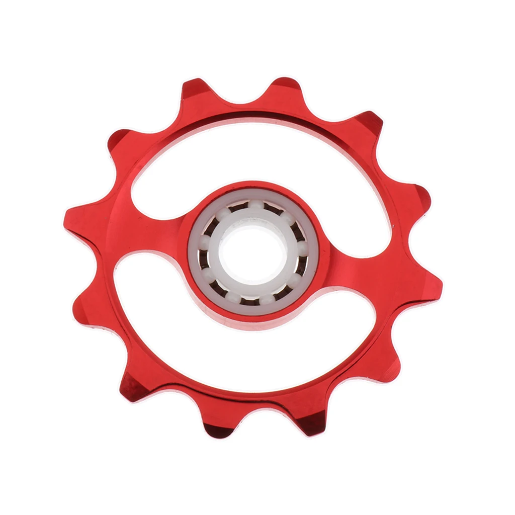 Ceramic Bike Jockey Wheel Pulley Wheel Bicycle Rear Derailleur Guide Pulley 12 T Support 9/10/11 Speed Cycling Bike Parts