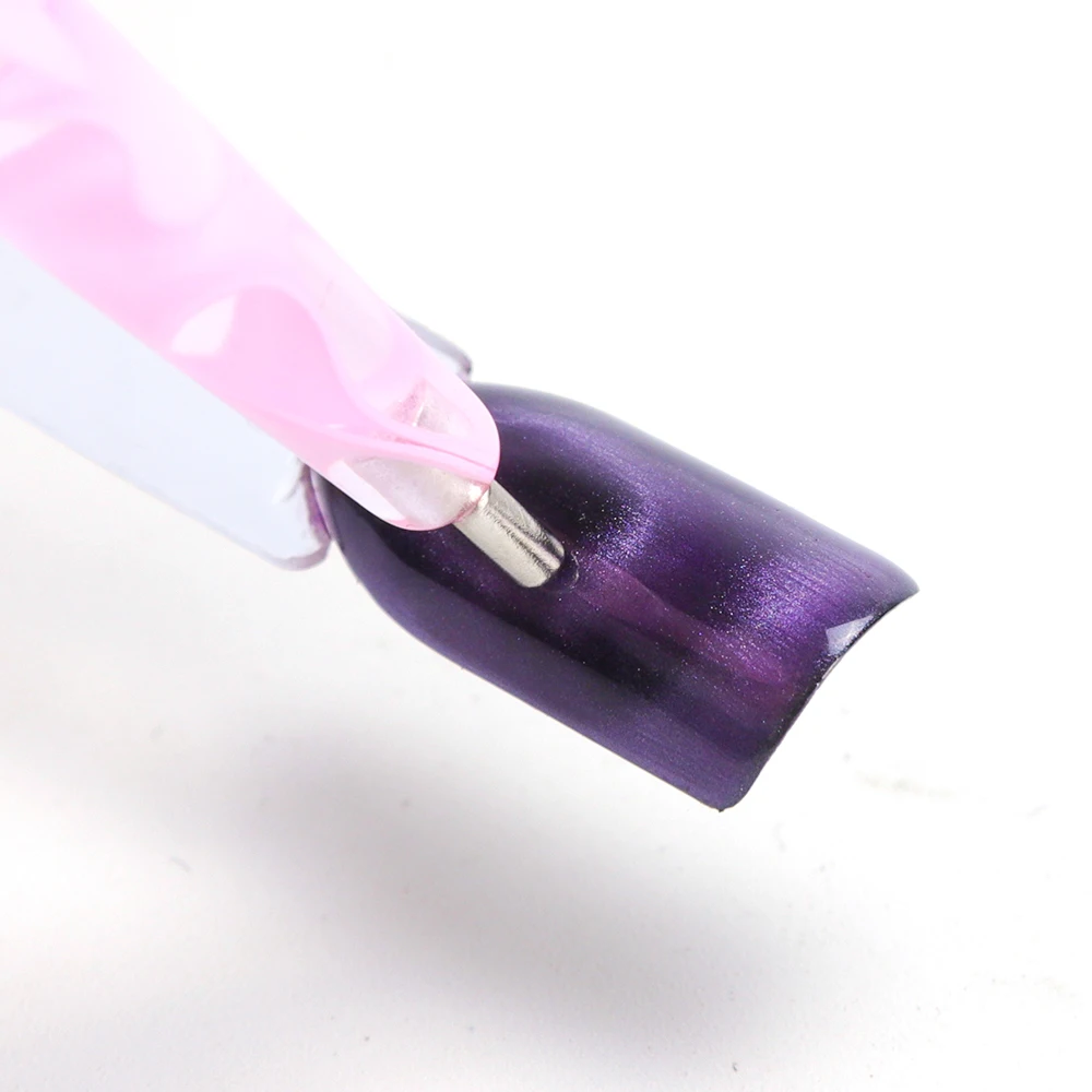 1pcs Magnet Stick Cat Eye Magnetic Pen for 3D Line Strip Effect Nail Gel Polish Drawing Manicure Tool TRA01|Магнитная палочка для
