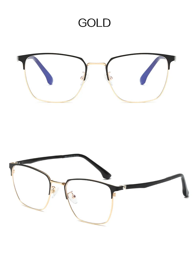 Oulylan, анти-синий светильник, блокирующие очки, мужские, сплав, фотохромные линзы, оправа для очков, мужские классические компьютерные очки