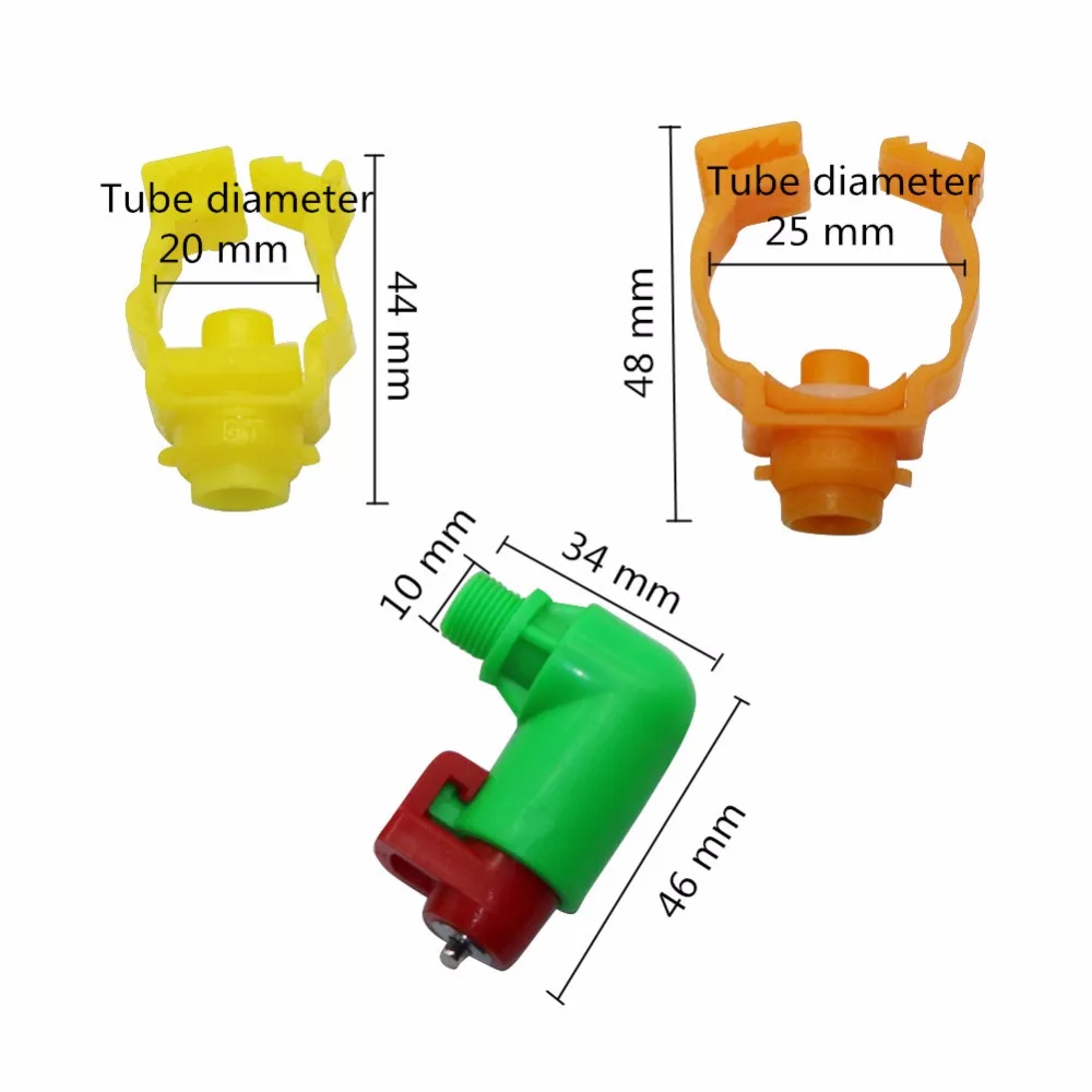 50 шт. птицеводство трубы диаметр 25 мм 20 мм перепелиный голубь автоматический куриный сосок сельскохозяйственное оборудование