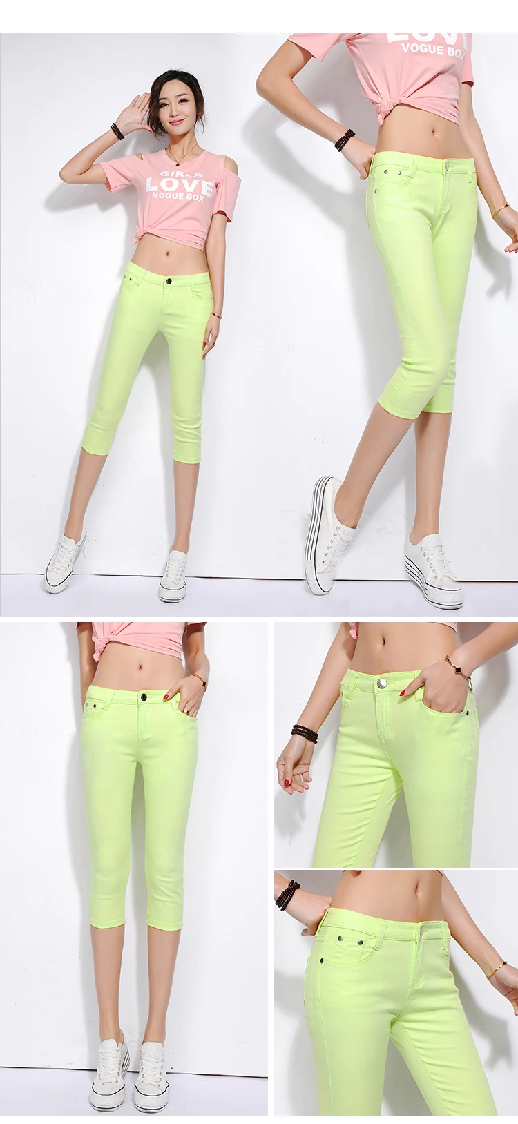 Summer new pants pants female summer pencil pants autumn Korean casual shoes pants feet small short pants (16)