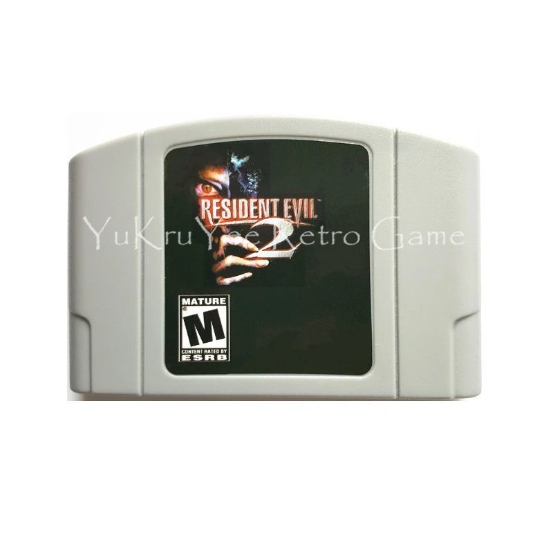 

Resident Evil 2 Video Game Accessories Memory Cartridge Card for 64 Bit Console US NTSC Version N41
