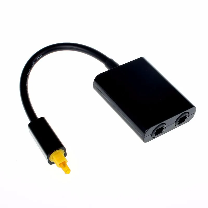 

Malloom 2018 New PC Digital Toslink Optical Fiber Audio Cable 1 Male to 2 Female Splitter Adapter for CD/ DVD player#30