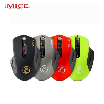 

IMICE E-1800 Wireless Mouse 2000DPI Adjustable, USB 3.0 Receiver Computer 2.4GHzmini Optical Gaming Mouse