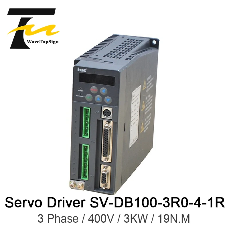 

SV-DB100-3R0-4-1R Servo Drive 3KW 380V Rated torque/rated speed 19Nm/1500rpm