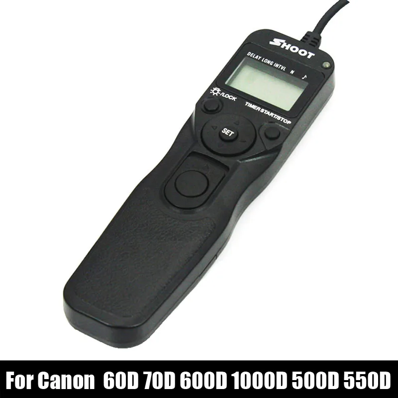 Shoot RS 60E3 Selfie Timer Remote Control Shutter Release Cable TC C1