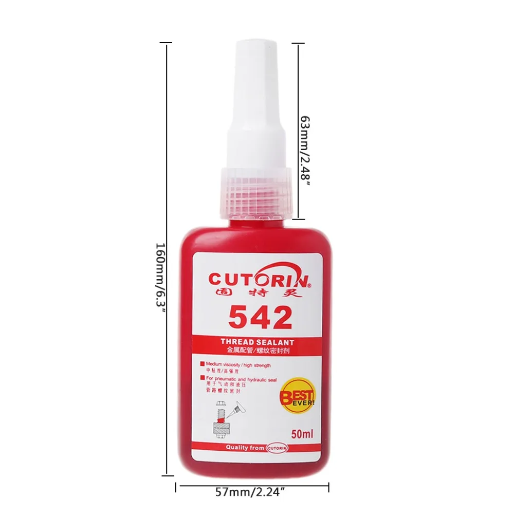 

High Strength 542 Thread Sealant Metal Pipe Thread-locking Solid Seal Glue