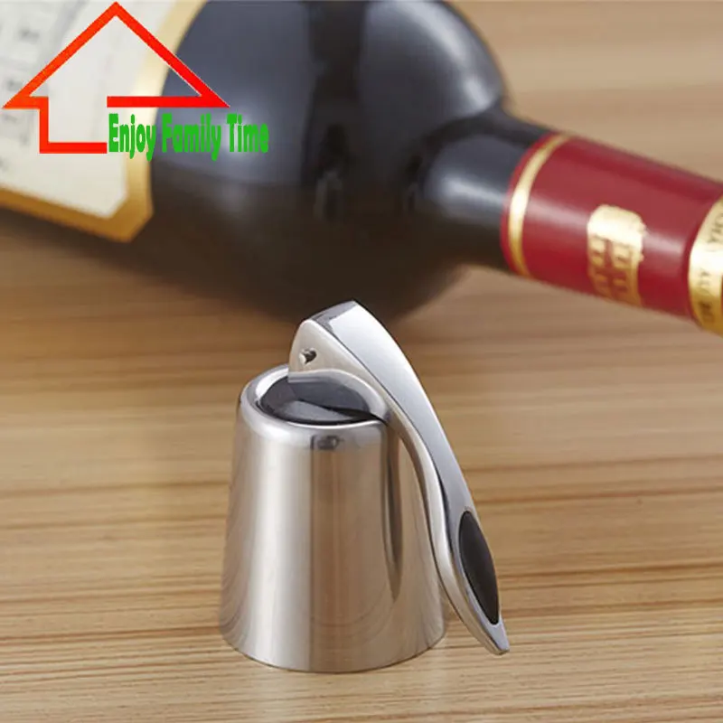 New Arrival Red Wine Bottle Stopper Durable Bottle Caps Stainless Steel