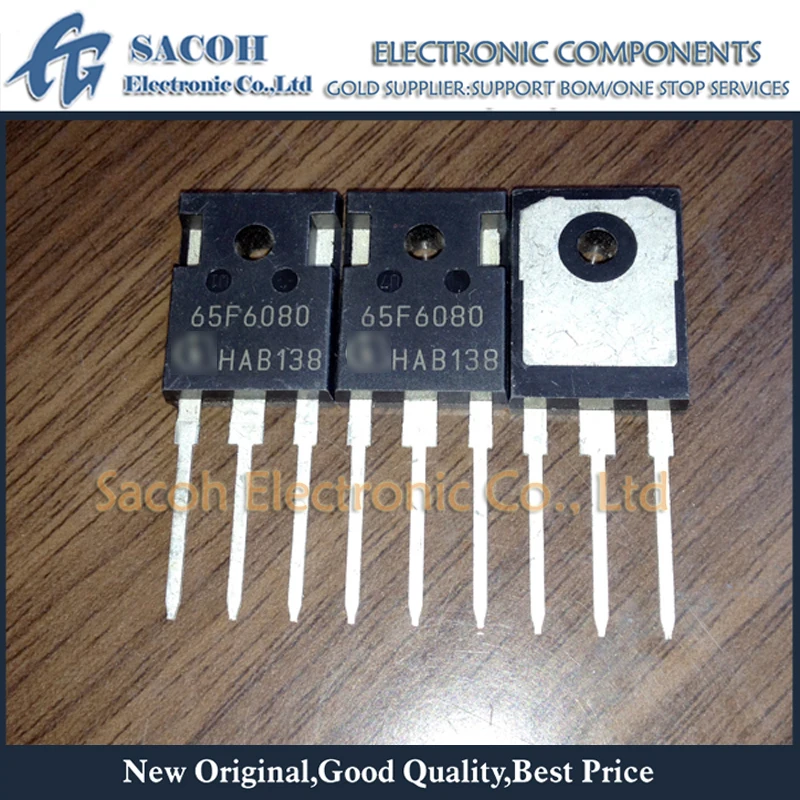 

New Original 5PCS/Lot 65F6080 IPW65R080CFD OR 65F6080A IPW65R080CFDA OR 60F6080 IPW60R080CFD TO-247 43.3A 650V Power MOSFET