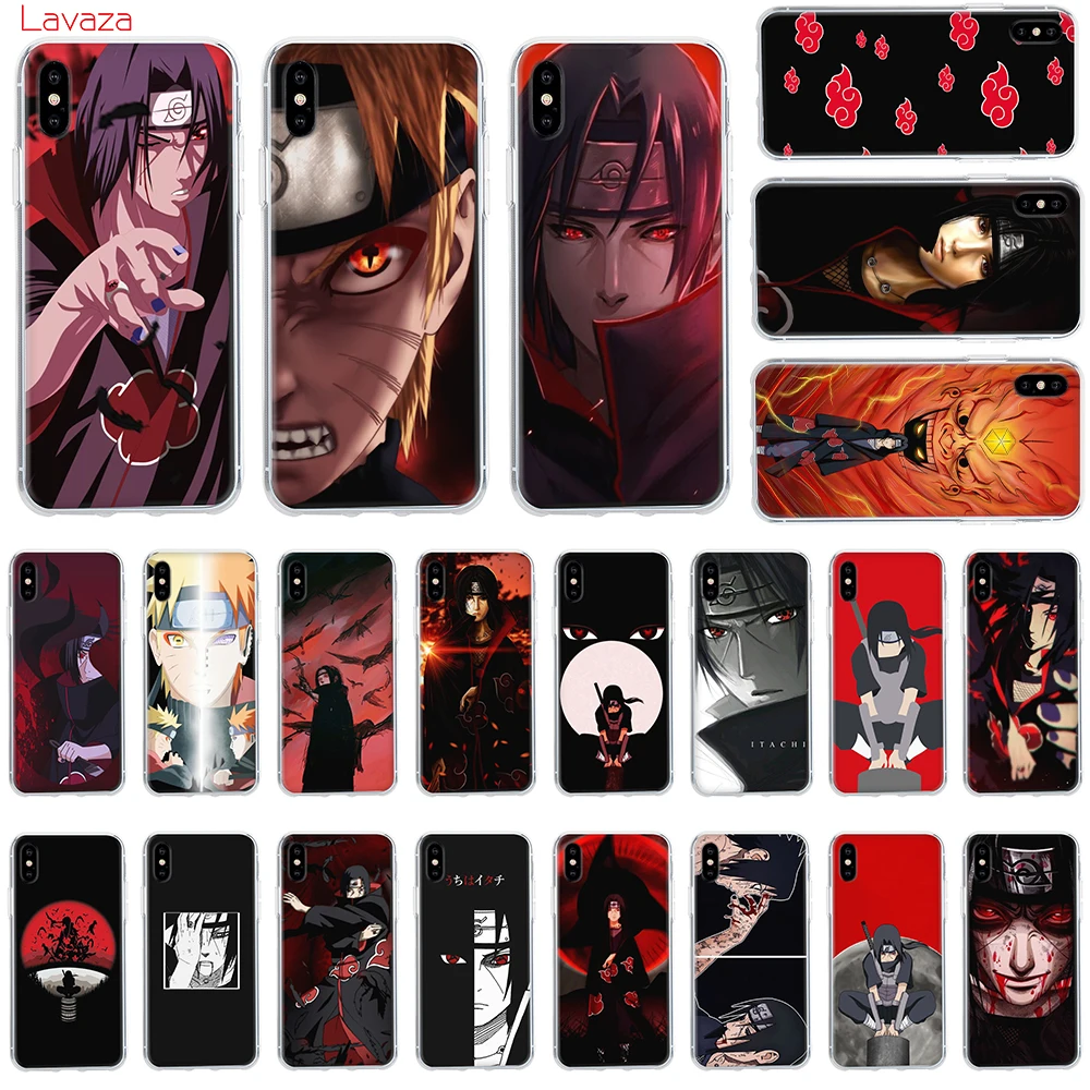 

Lavaza Naruto Itachi Uchiha Hard Case for Apple iPhone 6 6s 7 8 Plus X 5 5S SE Cover for iPhone XS Max XR Cases
