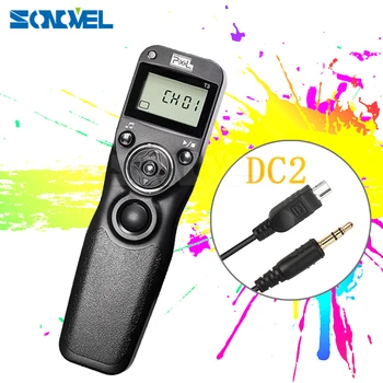 

Pixel T3/DC2 Wired Timer Remote Control Cable T3 DC2 for Nikon D7100 D3200 D610 D90 DSLR Camera vs Shoot Shutter Release