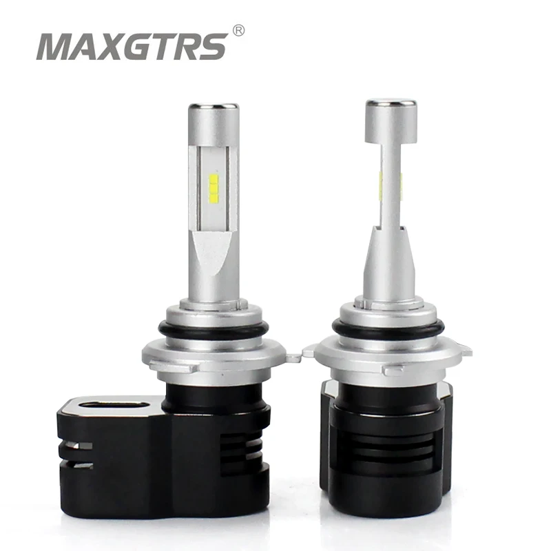 

2x H7 H8 H11 9005 9006 HB3 HB4 For Lumileds Chip Car Led Front Headlight Driving Lamp Bulb Car Light Source External Lights
