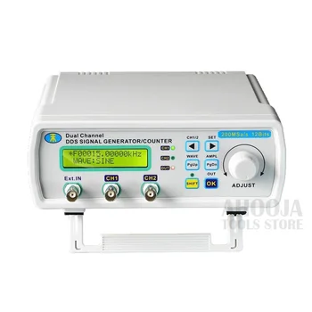 

Dual-Channel Digital Signal Generator DDS Function Frequency Generator Arbitrary Waveform Pulse Signal Source Frequency Meter