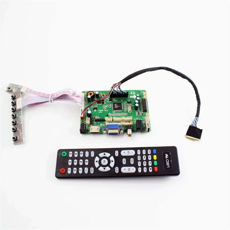 TSUX9 V2.0 HDMI VGA AUDIO AV плата ЖК контроллера с USB LVDS panel 17 3 дюйма N173FGE L21 LP173WD1 TLH2