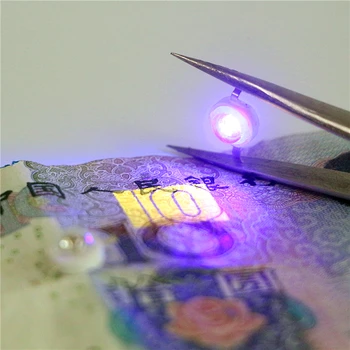 

1/10/100Pcs 3W UV Ultra Violet 3.2-3.8V High Power LED Bead 395-400NM Flashlight Diode UV Chip Paper Money UV Purple Detector