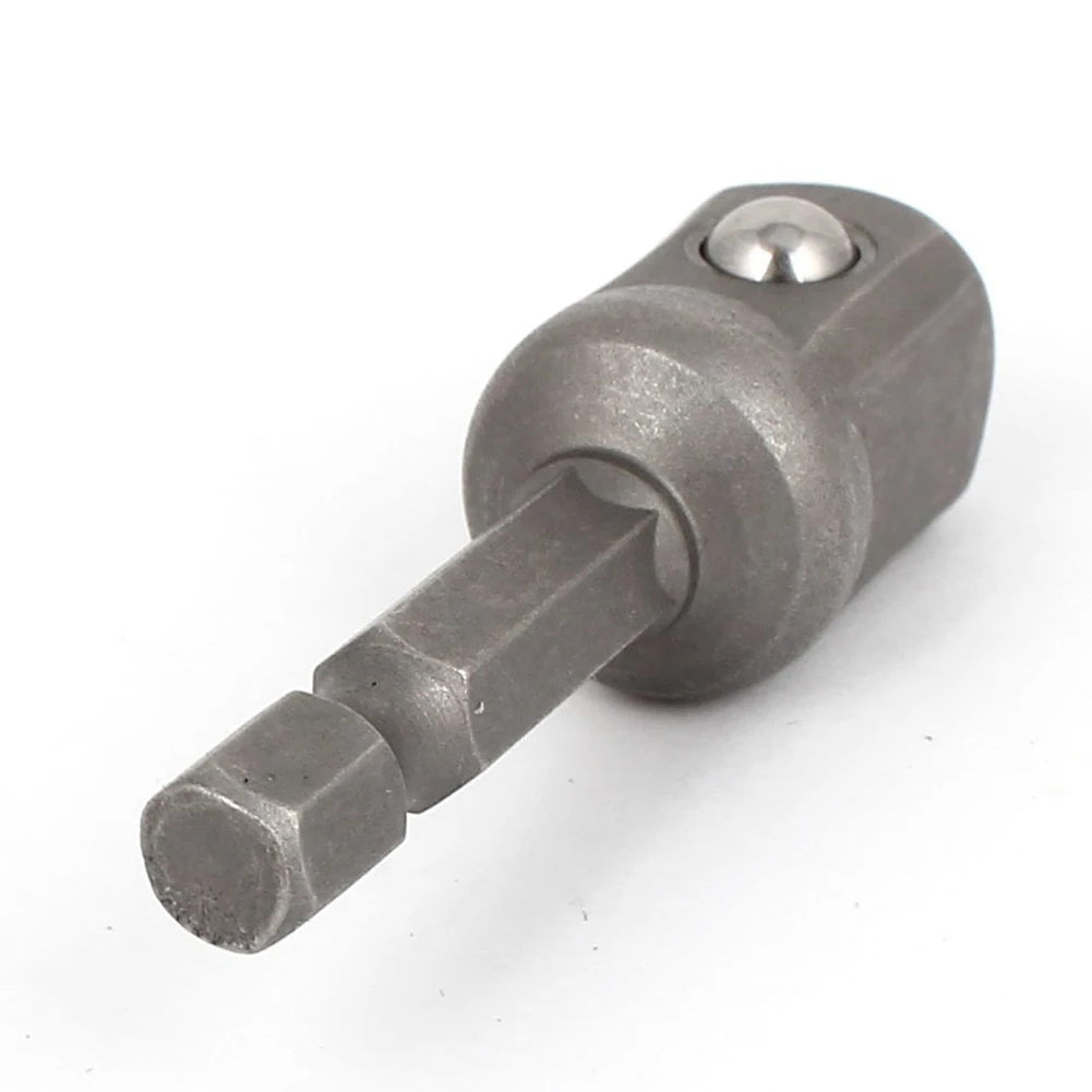 Yosoo Drill Socket Adapter Set - 3 Piece Hex To 1/4 3/8 1/2 Drive Impact Ready