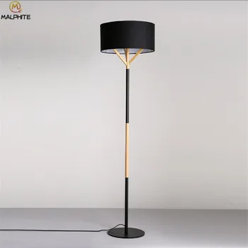 

modern vertical Wooden floor lamp Nordic living room lighting floor lamp luminaires bedroom decor standing lamp fixtures