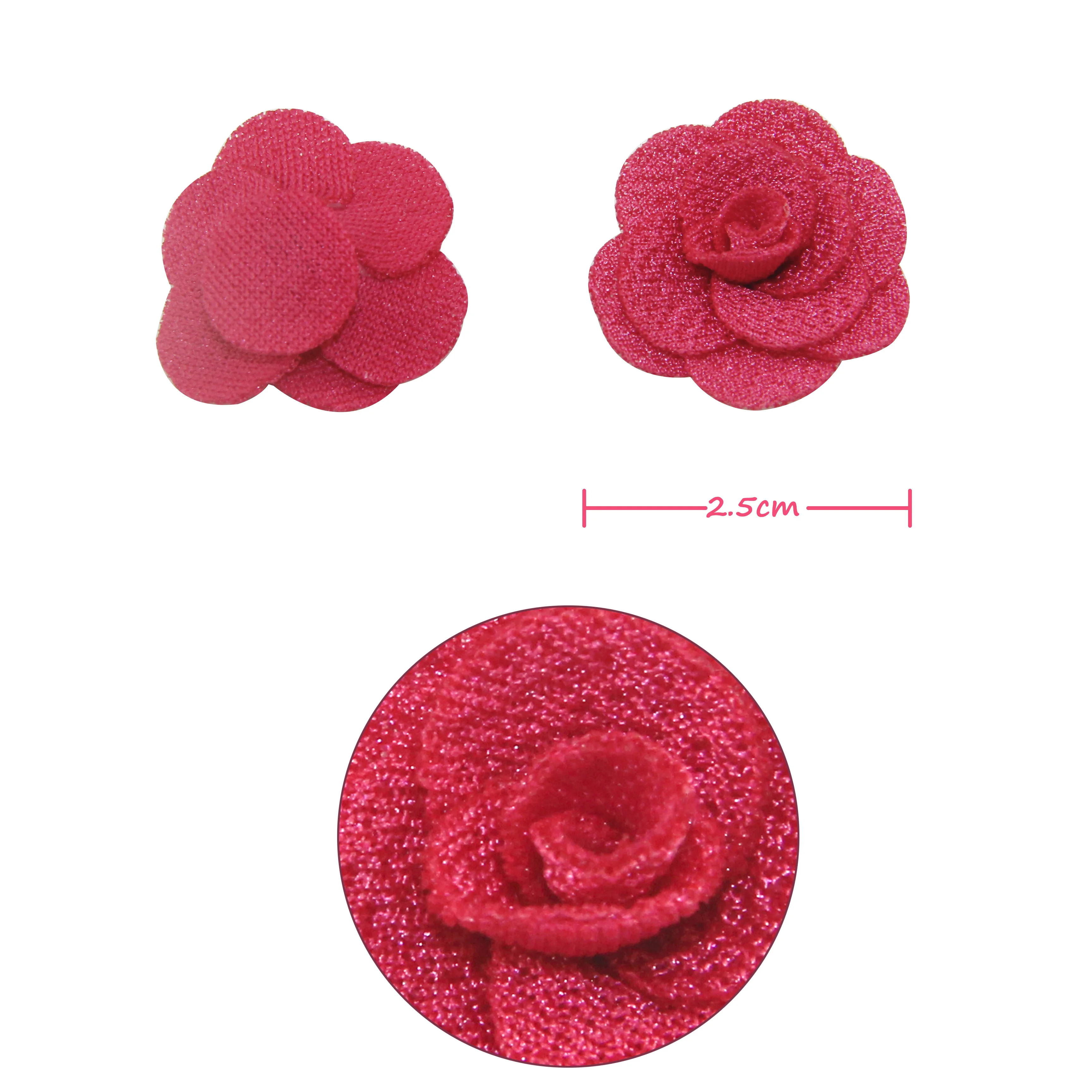 24-Piece Chiffon Camellia Flower Set for DIY Crafts and Home Decor