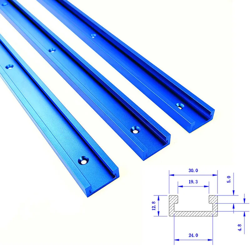 

30 type T-tracks Aluminum Slot Miter Track Jig Fixture for Router Table Bandsaws Woodworking Tool Length 300/400/600/800/1000mm