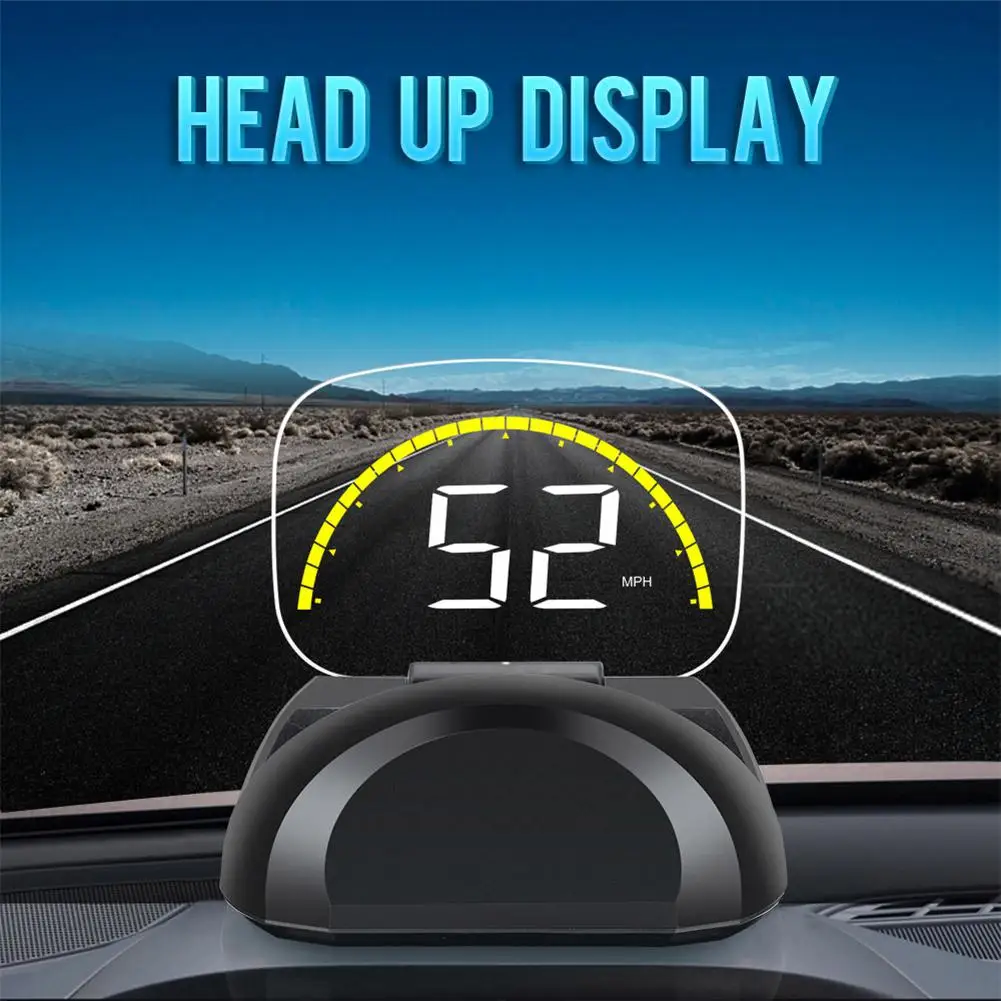

Adeeing C700S LED Car Head-up Display OBD2 Fault Elimination Speed/Water Temperature Voltage Windshield Projector Alarm System