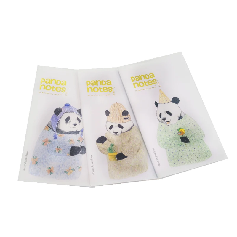 24 страница Kawaii Panda memo pad тетрадь милый планировщик, чтобы сделать список школы и офиса питания записная книжка студент закрепленный блокнот