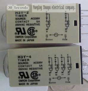 

delay relay H3Y-2 AC220V 30 Seconds time relay + socket