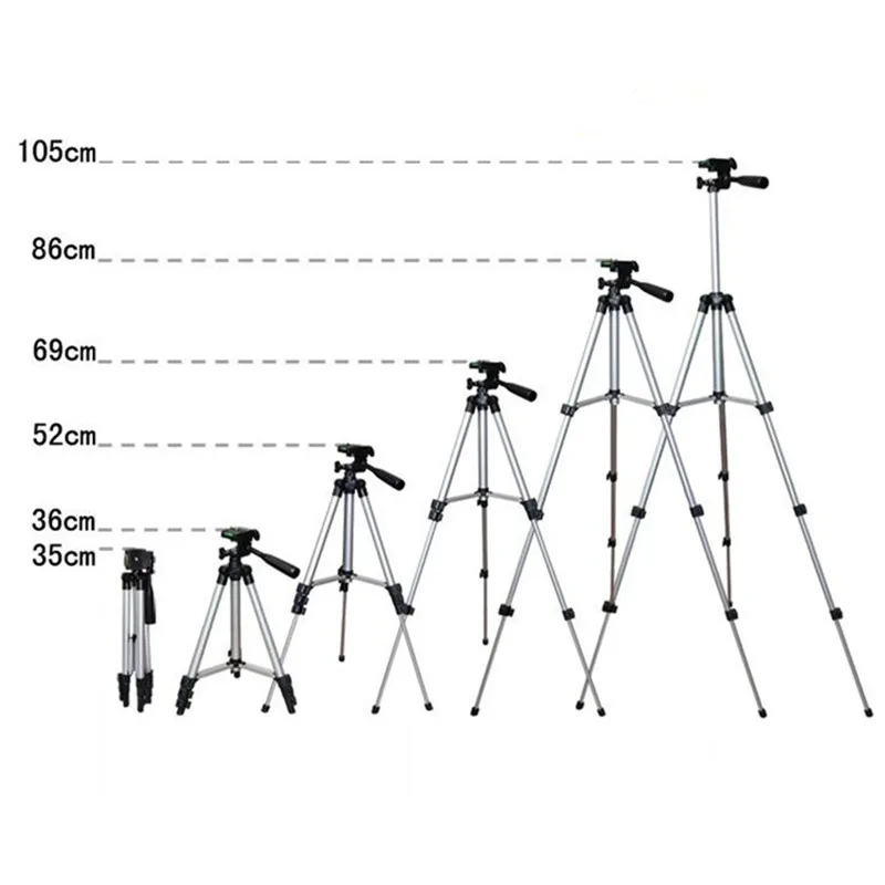 Легкий алюминиевый мини-штатив 4 секции Универсальный штатив для камеры