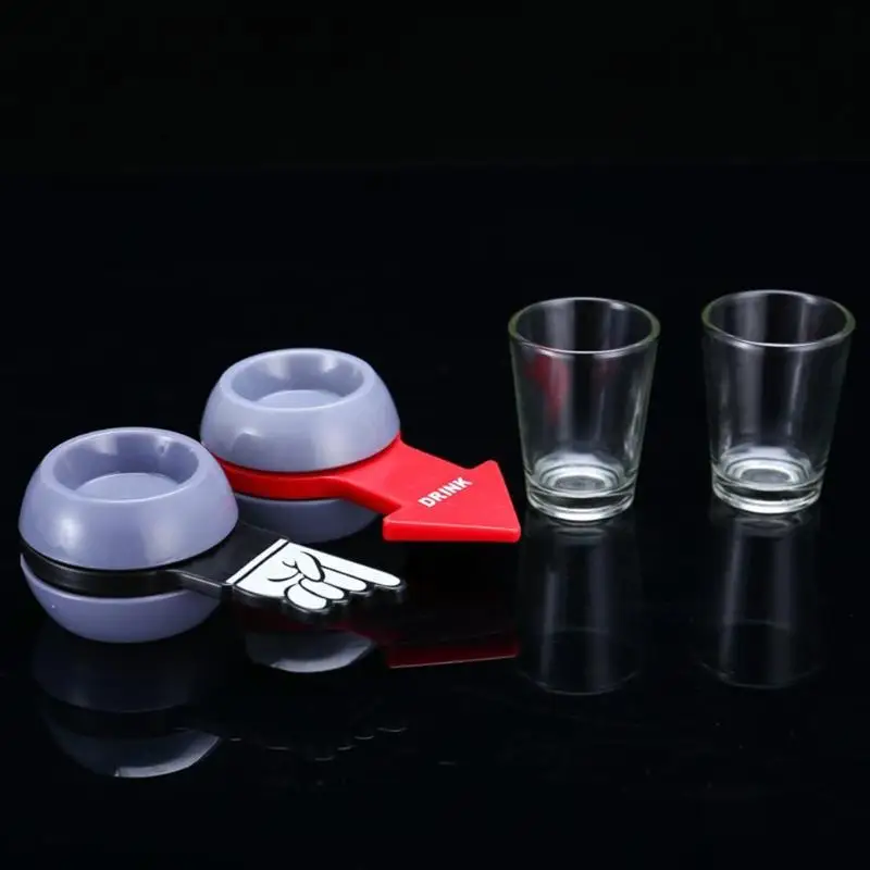 Spin the Shot Drinking Game Turntable Roulette Glass Spinning Fun Party Toy Great For Parties Interact With Friends New Creative