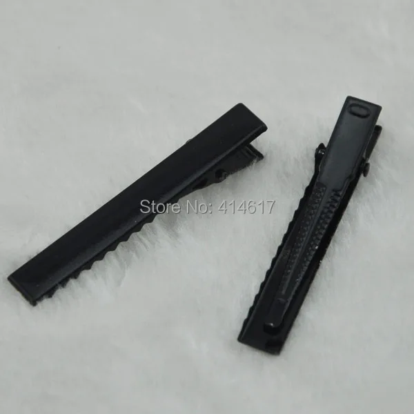 55 мм черный металлический Аллигатор заколка для волос Свадебная 50 шт DZ02